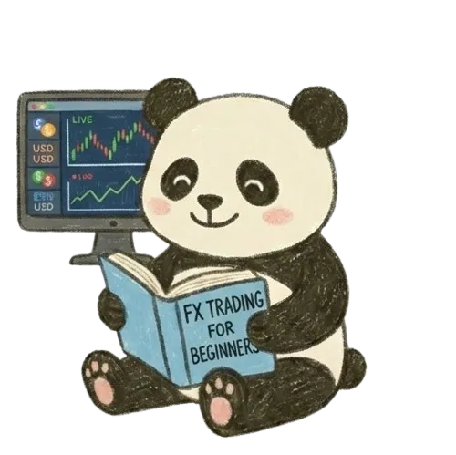 FX用語を調べるパンダ